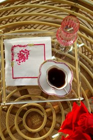 Resim Tull Dizayn Queen Serisinden Tasarımın Zarafetle Buluştuğu Kokteyl Peçeteleri 2'lİ 