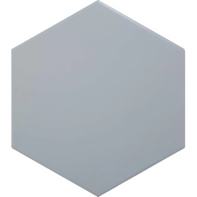 Resim Can Seramik - 15*17 Cm. Beyaz Altıgen Çini Karo (5 Li 1 Paket) 