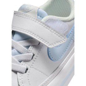 Resim Nike Beyaz - Mavi Bebek Yürüyüş Ayakkabısı DA5382-129-NIKE Court Legacy (Tdv) 