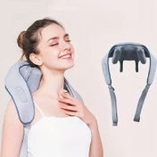Resim 6D Derin Doku Masaj Rahatlatıcı, 1800mAh Şarj Edilebilir Pil, Omuz ve Boyun Masajı, Trapezius Kası Masajı, Boyun, Sırt, Omuzlar, Bel, Bacaklar için Uygun - İdeal Tatil Hediyesi 