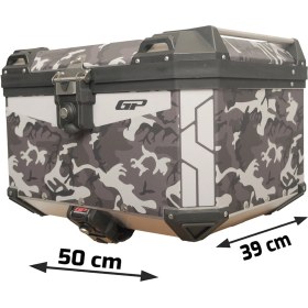 Resim Gp Kompozit Dsn01 Universal 45 Lt Desenli Alüminyum Motosiklet Çantası 