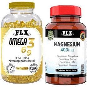 Resim Omega 3 6 9 180 Softgel Ve Magnezyum Malat 60 Tablet 