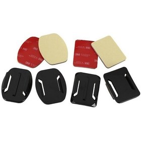 Resim Gopro Uyumlu 2 Düz Ve 2 Oval Zemin 3m Yapıştırma 