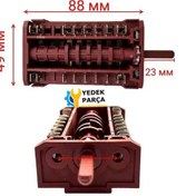 Resim Ankastre Fırın Komütatör - Beyaz & Kahve - 3570598015 - 807180502 