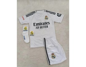 Resim Real Madrid Arda Güler Yeni Sezon 15 Numara Çocuk Forma Takımı 4'lü Set Çorap+Bileklik Hediyeli 