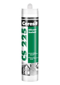 Resim Ceresit Cs225 Silikon Şeffaf - Beyaz 280 Gr. 