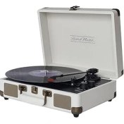 Resim Record ST14012 Retro Pikap - Kum Beyazı - Bluetooth ve Şarj Özellikli - Tüm Plakları Çalabil 