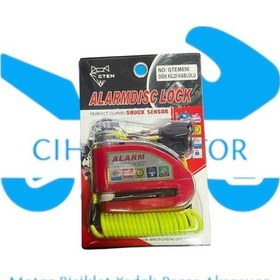 Resim Alarmlı Disk Kilidi Motor 