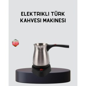 Resim Hopinip Elektrikli Türk Kahvesi Cezvesi 800W Kablosuz Döner Tabanlı - Lisinya 