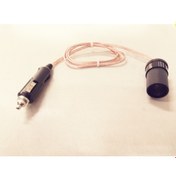 Resim 12 ve 24 Volt Uyumlu Araç Çakmaklık Uzatma Kablosu - 3 Metre 