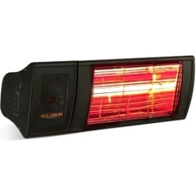 Resim Leaf Shop GSS20P Supra Plus 2000 Halojen Infrared Isıtıcı, Siyah 