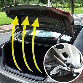 Resim 1 adet Kolay Kurulum Ayarlanabilir Araba Bagaj Kaldırma Yayı, Dayanıklı Metal Yapı - Kaldırma Cihazı, Otomatik Araba Bagaj Kaldırma Yayı (2 Yay+2 Sabitleyici), Araba Bagaj Kapağı Otomatik Açma Yayı 