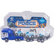 Resim 1:60 Çekbırak Taşıyıcı Tır Polıce Çok Renkli 