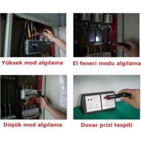 Resim Uni-T UT12E Temassız Ac Voltaj Gerilim Dedektörü 