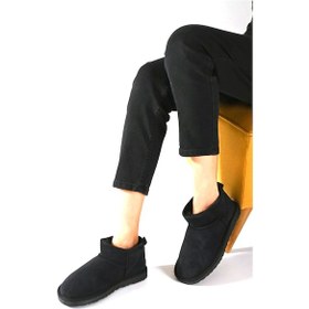 Resim Icon Ug Kadın Kısa Bot Siyaha Siyah Siyaha Siyah 