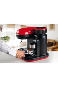 Resim Ariete Moderna Espresso Kahve Makinesi - Kırmızı 