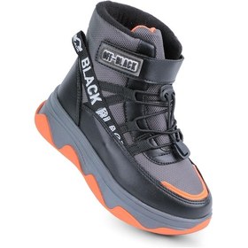 Resim Kaptan Junior Erkek Çocuk Kürklü Traking Bot Postal Bot Kar Botu Soğuğa Dayanıklı Pgme 52260 Turuncu 