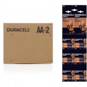 Resim Duracell Alkalin Aa Kalem Pil 12'li Paket 120 Adet (1 Kutu) 