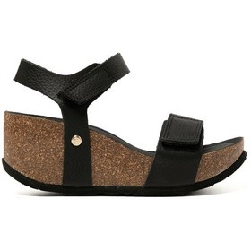 Resim Terlik Kadın Bılbao G106319 Genuins Embossed Leather Dark Leather Dark 