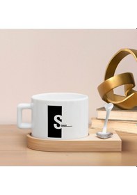 Resim Bk Gift Kişiye Özel İsimli Ahşap Altlıklı Seramik Fincan-11 , Meslek Hediyesi, Yeni İş Hediyesi Kobitmeyen138087 Bk Gift 