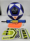 Resim admay FUTBOL TOPU,POMPA, TEKMELİK VE KALECİ ELDİVENİ SET HALİNDE 