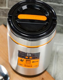 Resim Elista Paslanmaz Çelik Yemek Termos 3 Katlı Sızdırmaz Yemek Termosu Sefer Tası 1,9 Litre 