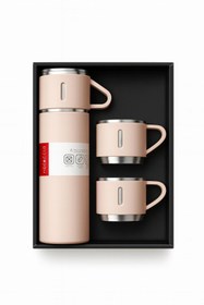 Resim ATLT ATLANTİS 500 ML 3 BARDAKLI TERMOS SICAK SOĞUK ÇELİK ŞIK HEDİYELİK KUTULU 