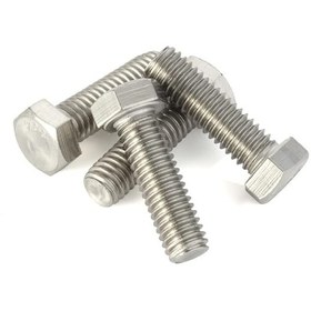 Resim M8x35 Çelik Civata Altı Köşe Dın 933 8.8 Kalite Akb 20 Adet 