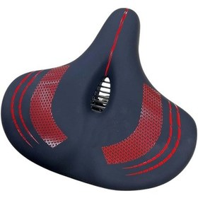 Resim Bisiklet - Katlanır Elektrikli Bisiklet Uyumlu Ultra Geniş Sele- Oturak 32cmx31cm Siyah 