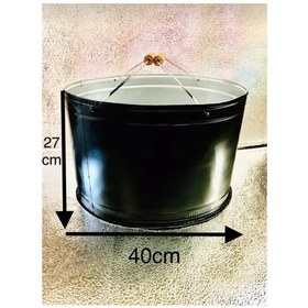 Resim Odun Kömür Şömine Kovası 