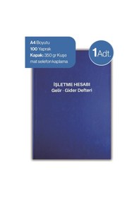 Resim Düvenci İşletme Hesabı Gelir - Gider Defteri 