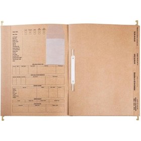 Resim Metal Askılı Personel Özlük Dosyası 8 Yapraklı 25 Li Paket 