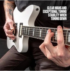 Resim AyrStore Jim Dunlop Jim Root El Nkl 12/64 Takım Elektro Gitar Teli (Drop A) 