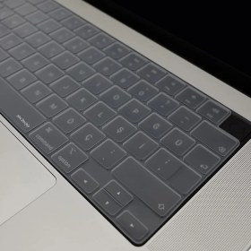 Resim MacBook Klavye Koruyucu Silikon Us Ingilizce Uyumlu Air 13.6-15.3 ve Pro 14.2-16.2 M1-M2-M3-M4-M5 Ultra Ince Toz ve Sıvı Koruma Şeffaf 