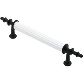 Resim 10 Adet Beyaz - Siyah Boru Kulp 9.6cm Kahverengi 