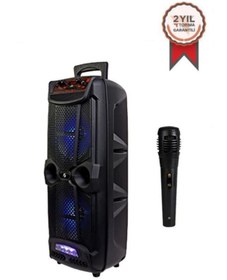 Resim damla elektronik KTS-1743 RGB/Karaoke/Usb/H.Kartı/FM/Bluetooth Hoparlör 35 Rms 