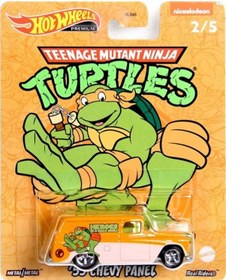 Resim Hot Wheels Ninja Turtles Premium Serisi 55 Chevy Panel 