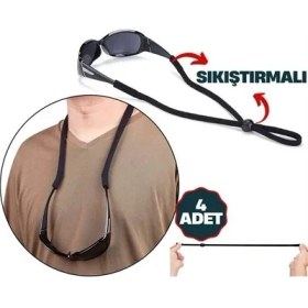 Resim Hsc Bilişim Savino 4 Adet Ayarlanabilir Sıkıştırmalı Gözlük Ipi 