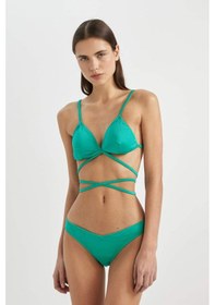 Resim Defacto Fall in Love Regular Fit Bikini Alt W8732AZ23SMGN232 Yeşil 