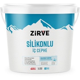 Resim Zirve Silikonlu İpek Mat İç Cephe Boyası 10 Kg 10 KG 