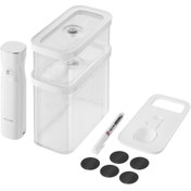 Resim Zwilling Fresh & Save Cube Vakum Başlangıç Seti, M / 5-Parça, Şeffaf-Beyaz 