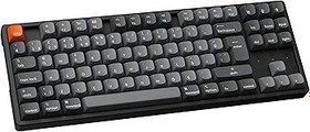 Resim Keychron K8 Max%80 TKL RGB Türkçe Red Switch Kablosuz Alüminyum Çerçeve Karbon Siyah Mekanik Klavye 