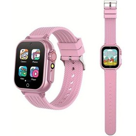Resim Sunshine022 Pembe Çocuk Öğretici Akıllı Saat, Müzik, Spor Modu, 32 Oyun, Hikaye Kitabı Hediyesi Diğer 