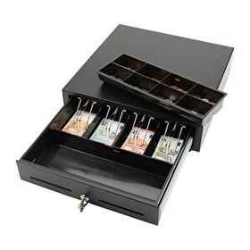 Resim Olympia LD 410AT 8 Bozuk Para 4 Kağıt Para Bölmeli Easy Push Metal Para Çekmecesi 