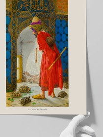 Resim Osman Hamdi Bey Kaplumbağa Terbiyecisi - Art Print - William Turner / 50x70 cm 