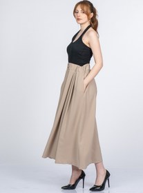 Resim MissVina Pure Lady Beli Lastikli Uzun Etek 
