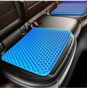 Resim Jel Koltuk Minderi Çift Kalın Yumurta Jel Yaz Yastık Basınç 1 Adet 