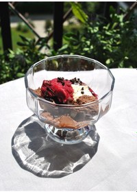 Resim 3'lü Cam Dondurma Kasesi Magnolya Çerezlik Ayaklı Kase 225 Ml Jas 