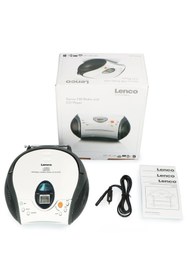 Resim Lenco Resmi Distribütör Garantili Scd-24 Beyaz - Cd Çalarlı Taşınabilir Müzik Seti Stereo Fm Radyo - Beya 