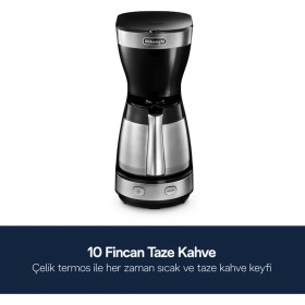 Resim Delonghi ICM16710 Filtre Kahve Makinesi Siyah 